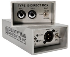 countryman
              type 10 direct box